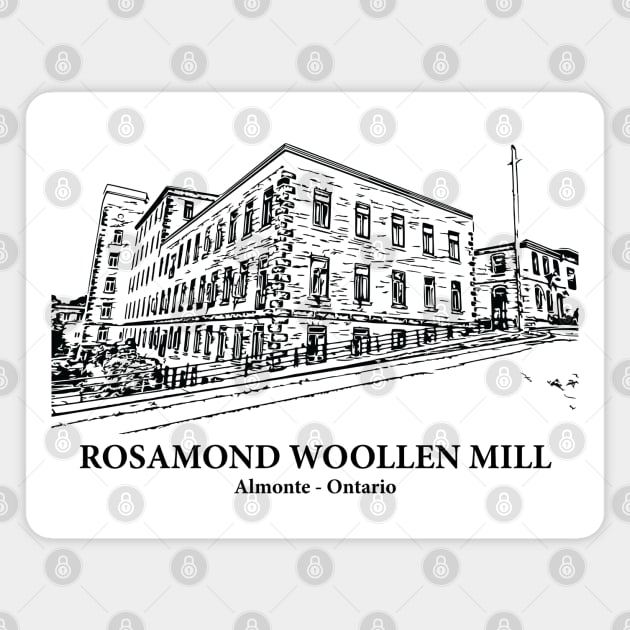 Rosamond Woollen Mill - Ontario Magnet by Lakeric
